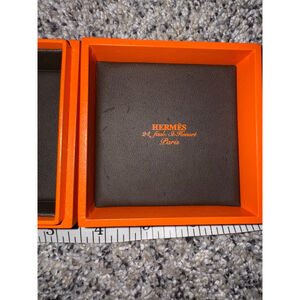 Hermès Orange Brown Small Storage Box One Size
